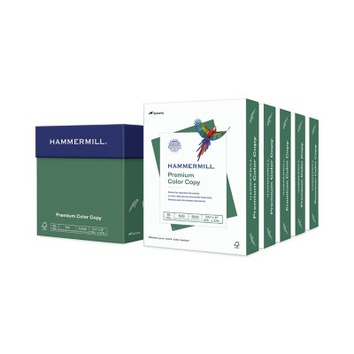 Hammermill - ورق تصوير، 100 درجة سطوع، 28 رطل، 8 1/2 × 11، أبيض فوتوغرافي - 500 ورقة/رزمة