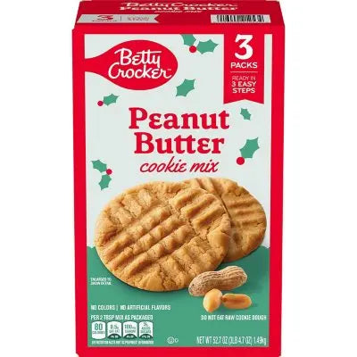 Betty Crocker Peanut Butter Cookie Mix, 3 pk.