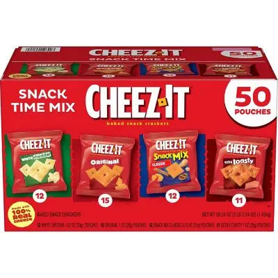 Cheez-It Snack Time Mix Variety Pack, 1 oz., 50 pk.