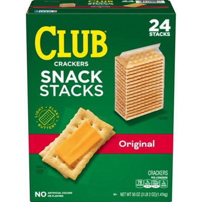 Club Crackers, Snack Stacks, 2.08 oz., 24 pk.