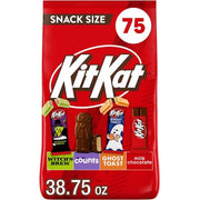 KIT KAT Variety Pack Snack Size Chocolate Halloween Candy, 75 pcs.