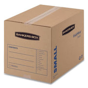 صناديق نقل صغيرة أساسية SmoothMove من Bankers Box، كرافت/أسود 16 1/2 × 12 1/4 × 12 5/8، 25 قطعة.