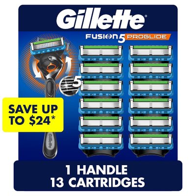 Gillette Fusion5 ProGlide Rasierer für Herren, 1 Handstück + 13 Klingen