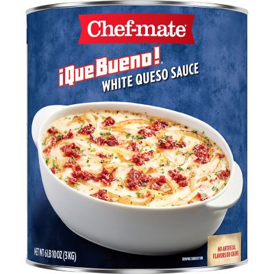 Chef-mate Que Bueno! White Queso Cheese Sauce, 106 oz.
