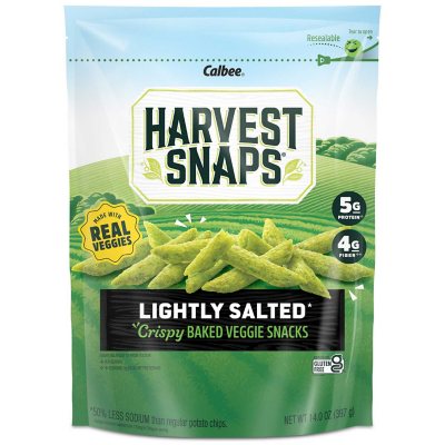 وجبات خفيفة من البازلاء الخضراء المخبوزة من Harvest Snaps، 14 أونصة.