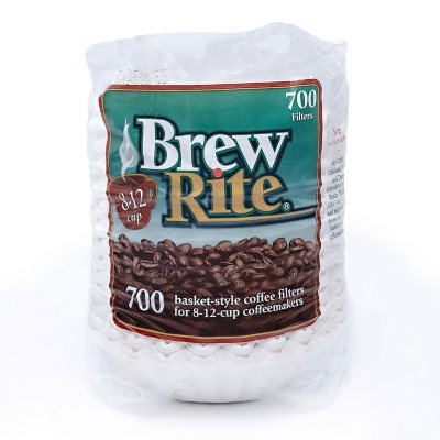 Brew Rite Coffee Filter 8-12 Cups, 700 ct.