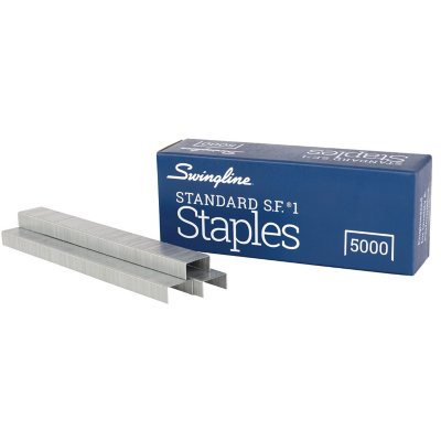 Swingline - S.F. 1 دبابيس قياسية اقتصادية مدببة - 210 دبوس شريطي كامل - 5000/صندوق