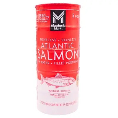 Member's Mark Canned Atlantic Salmon, 7 oz., 5 pk.