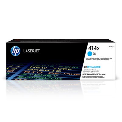 HP 414X, High-Yield Cyan Original LaserJet Toner Cartridge