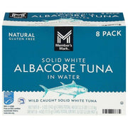 Member's Mark Premium, MSC Certified, Solid White Albacore Tuna 5 oz., 8 pk.