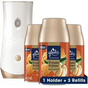 Glade Automatic Spray Air Freshener, Pumpkin & Ginger, 1 Device + 3 Refills