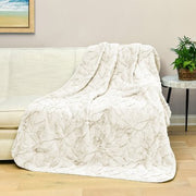 HGTV Triple Layer Jacquard Autumn Bliss Throw Blanket 60"x70"