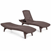 Keter All-Weather Grenada Chaise Loungers, Set of 2