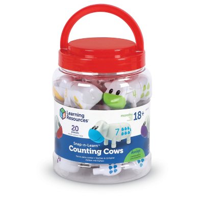 Learning Resources Snap-N-Learn Counting Cows, Mixed Media