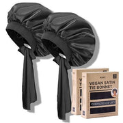 NIGHT Vegan Satin Oversized Bonnet, 2 pk.