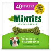مكافآت Minties لأسنان الكلاب، 40 قطعة، 32 أونصة.
