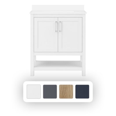 OVE Decors Vegas 30" W x 19" D Freestanding Bathroom Vanity With Sink