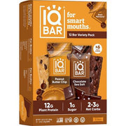 IQBAR Plant Protein Bar Variety Pack, 12 pk.