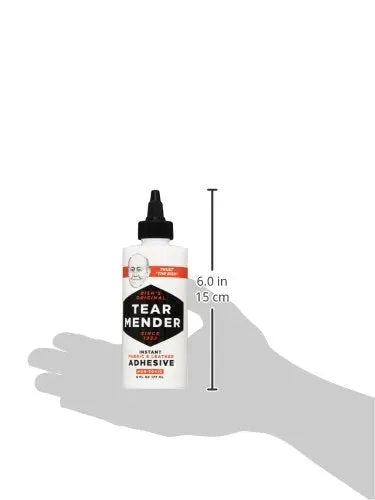 Tear Mender - TTB-6-D-B Instant Fabric and Leather Adhesive, 6 oz Bottle, TG06H