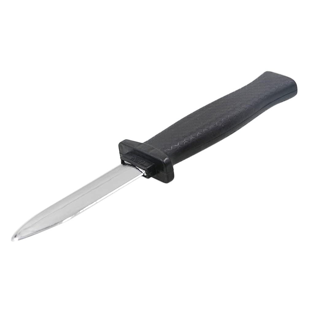 GUDVES Retractable Knife Prop Knife Fake Knife False Trick Gadget Toy Disappearing Dagger Plastic Halloween Fools Day Party Trick Costume Knife (3 PCS A)