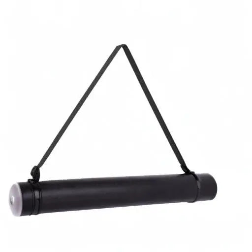 TRANSON Durable Poster Storage Tube with Straps 24"-40" Extendable for Blueprints, Artwork, Maps, Posters Color Black