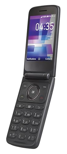 Tracfone, TCL FLIP 3, 16GB, Prepaid Smartphone, Stone Gray, 5MP Video Capable Camera, Locked