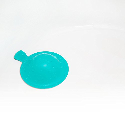 StopShroom STBLU232 Universal Stopper Plug Cover for Bathtub, Bathroom and Kitchen Drains, Aqua