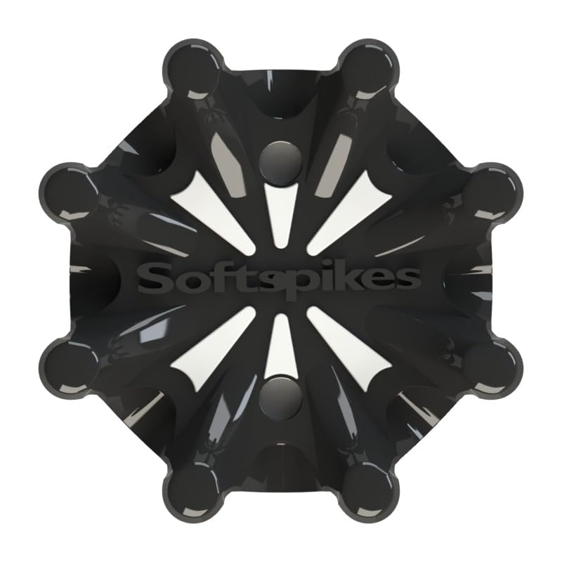 Softspikes Pulsar Golf Cleats Fast Twist 3.0 - 18 Count Clamshell , Black