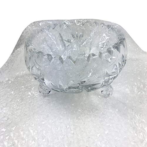 Amazon Basics Bubble Cushioning Wrap Packing Material for Fragile Items, Perforated, 12 inch x 175 ft Long Roll, Small 3/16", Clear