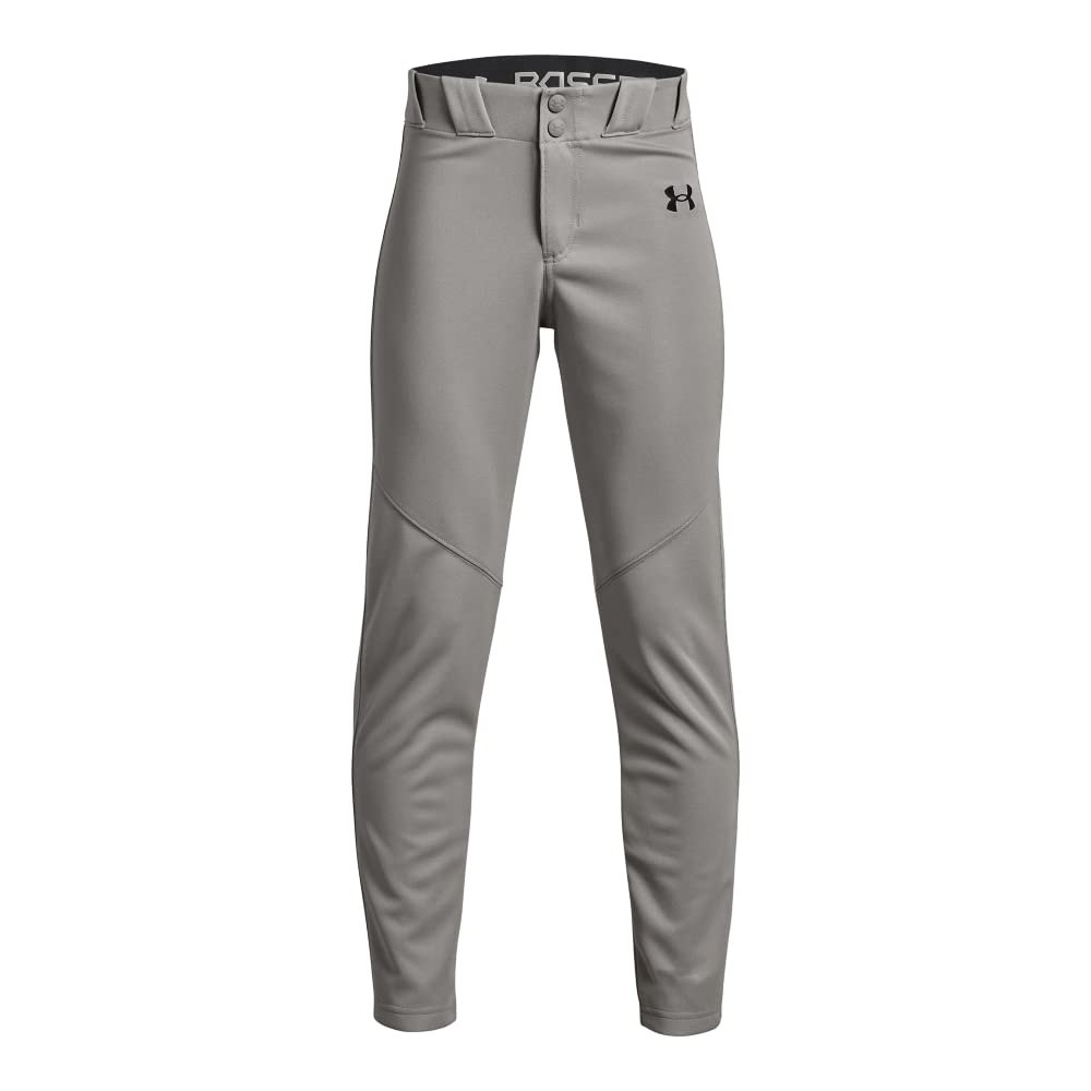 Under Armour Boys Utility Baseball Pant, (080) Baseball Gray / / Black, Small
