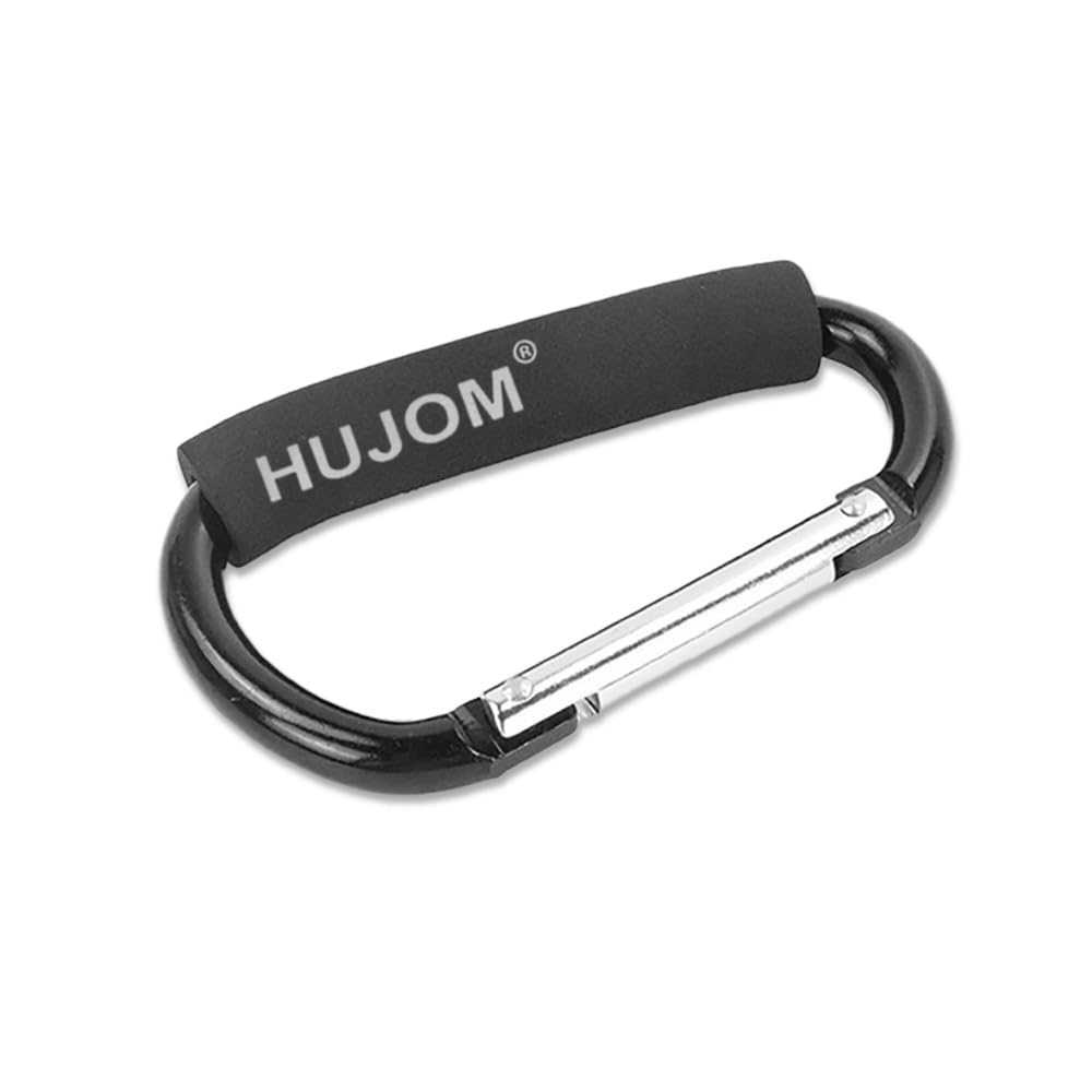 Stroller Hooks 2 Pcs Large Carabiner Clips for Hanging Diaper Bags, Purse Grocery, and Shopping Bags. Heavy Duty Universal Climbing Clips Best Mommy Accessories for Outdoor, Camping and Hiking.