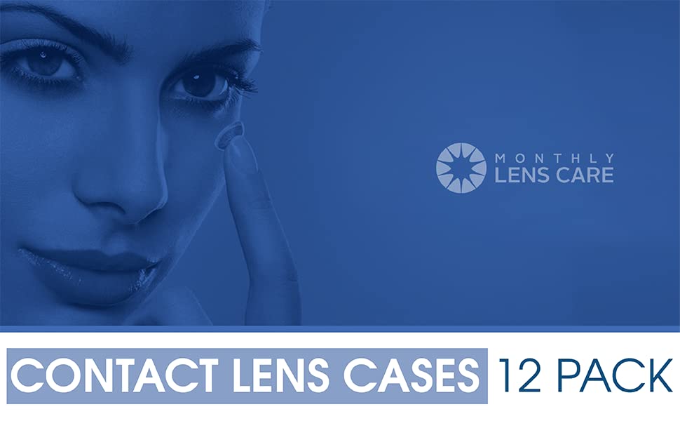 Axim USA Contact Lens Cases 12 Pack. One Year Bulk Supply. Protect Your Eyes by Changing Your Lens Case Monthly (Green)