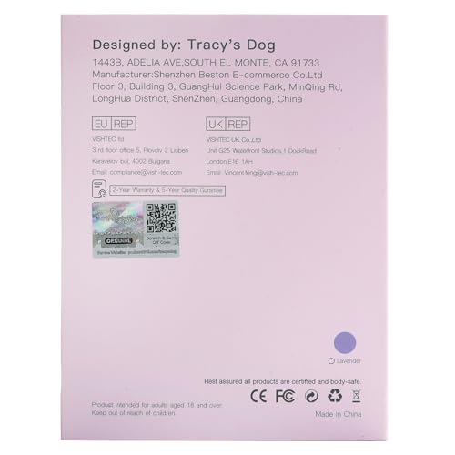 Tracy's Dog Adult Sex Toys - Clitoral Grinding G Spot Rotating Vibrator for Dual Stimulation, Remote Control Wearable Vibrators with 3 Rotating and 10 Vibration Modes for Women Couple Play