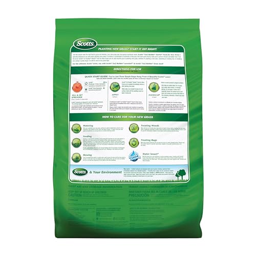 Scotts Turf Builder Starter Fertilizer for New Grass, Use When Planting Seed, 5,000 sq. ft., 15 lbs.