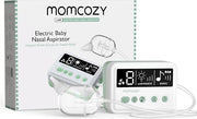 Momcozy Nasal Aspirator for Baby, Hospital-Grade 70 KPa Strong Suction & 9 Suction Levels Nose Sucker, Electric Nose Cleaner for Toddler & Newborn, Soothe Light & Lullabies, BPA Free Silicone Tips