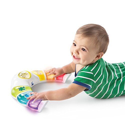 Baby Einstein Glow & Discover Light Bar Musical Activity Station and Tummy Time Toy, Montessori Cause and Effect Early Learning for 3-36 months