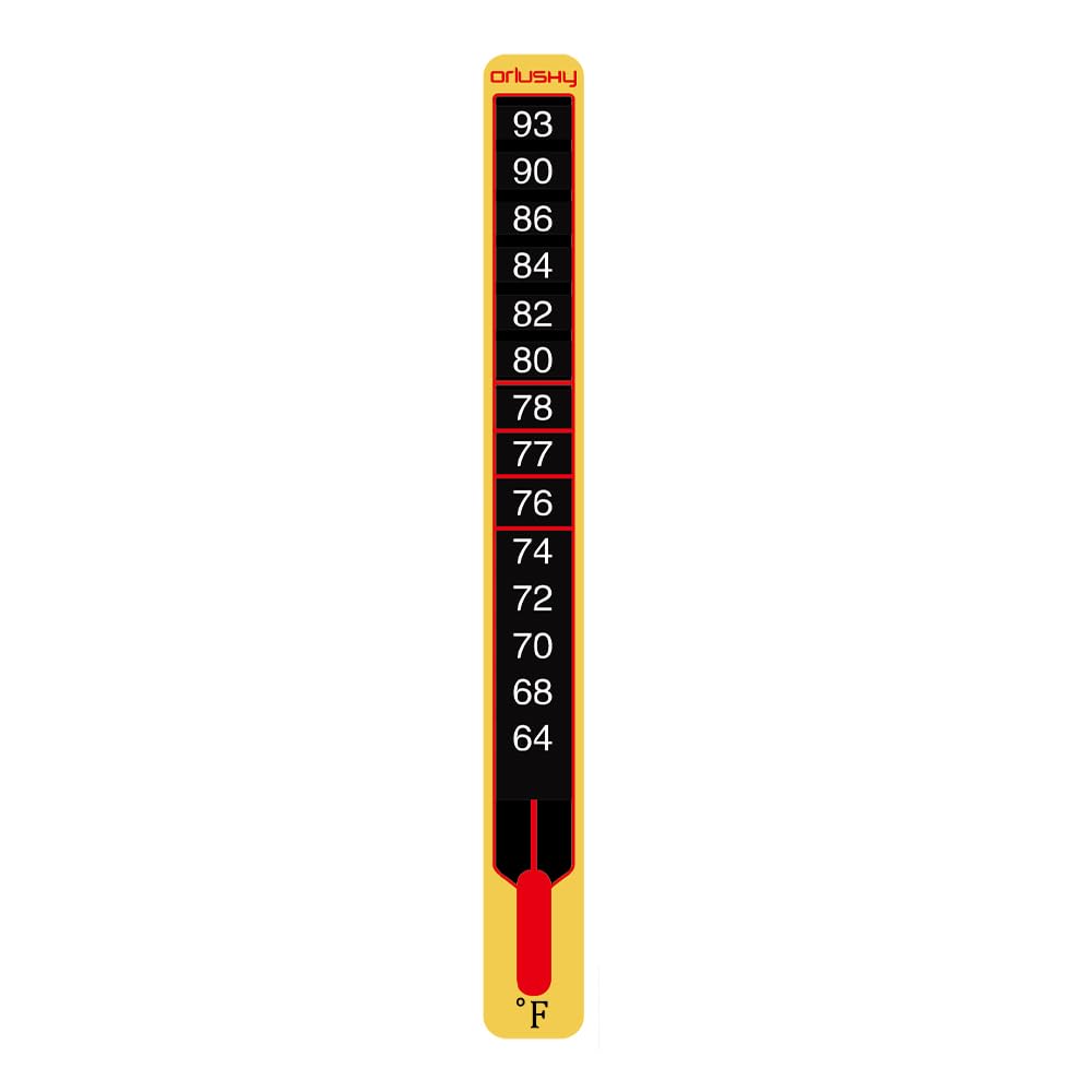 Orlushy 25W Small Submersible Aquarium Heater, Constant Temperature Betta Fish Tank Heater of 78℉for 1-6 Gallons Freshwater & Saltwater Tanks
