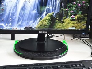 Aketek 12 Inch Heavy Duty Rotating Swivel Steel Ball Bearings Stand Monitor/TV/Turntable/Lazy