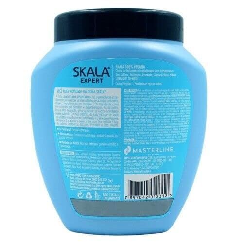 SKALA Hair Type 3ABC - Mais Cachos & Passion Fruit Combo - Hydrate Curls, Eliminate Frizz, For Curly Hair - 2-IN-1 Conditioning Treatment & Cream to Comb