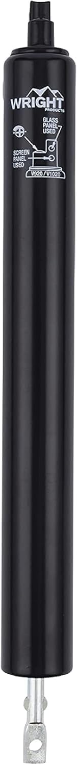 Wright Products - Standard Duty Pneumatic Screen and Storm Door Closer, Black