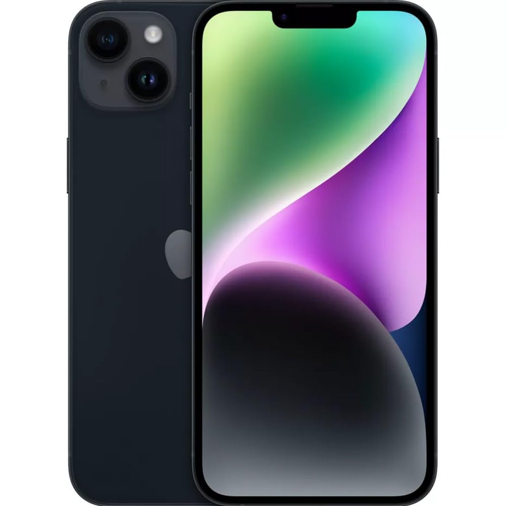 Apple iPhone 14 Plus, 128GB, Midnight - غير مقفل (مجدد)