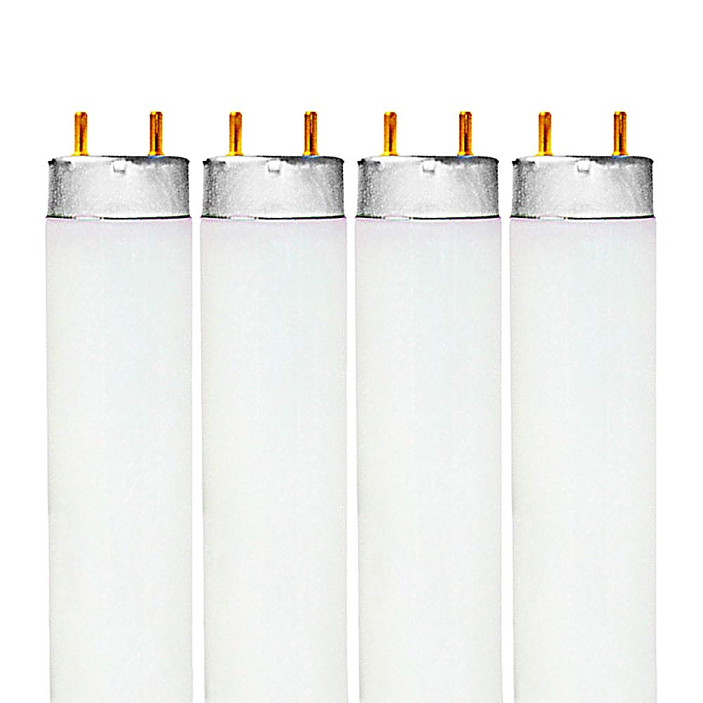 LUXRITE F32T8/841 T8 Fluorescent Tube Light Bulb (1" Diameter), 32W, 48 Inch, 4100K Cool White, 2800 Lumens, G13 Bi-Pin Base, (T8 Only, Not Compatible with T12 or LED Fixtures) - LR20732, 4-Pack