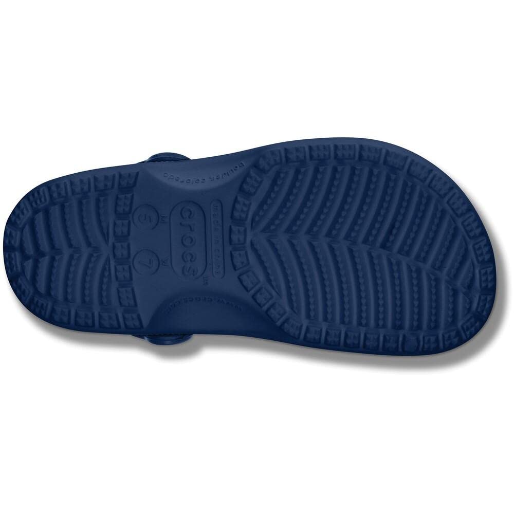 Crocs Unisex-Adult Classic Clogs, Navy, 12 Women/10 Men