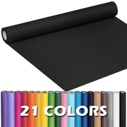 PerkHomy Black Kraft Paper Roll 17.5" x 960" (80') for Gift Wrapping Bouquet Flower Art Painting Craft Writing Packaging Shipping 80GSM 55LB (Black, 17.5" x 80')