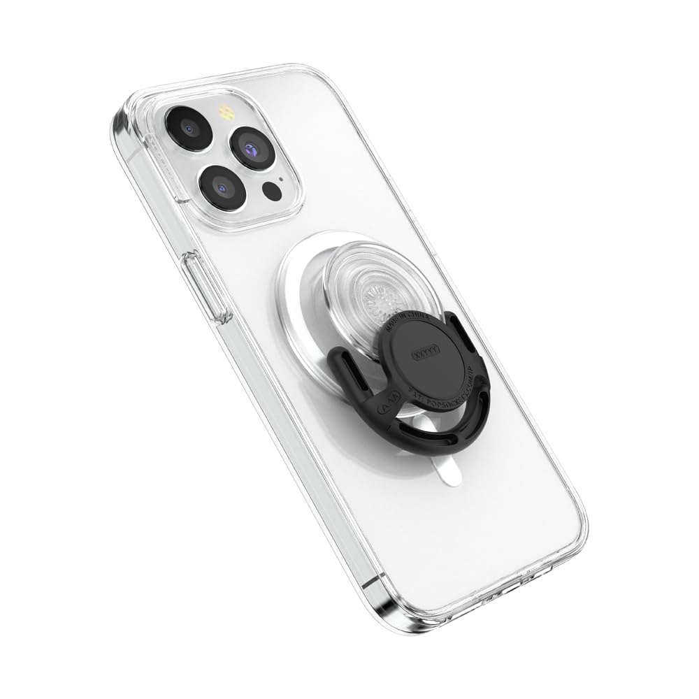 PopSockets Multi-Surface Phone Mount, Universal Phone Stand, Phone Holder Stand, Version 2 - Black