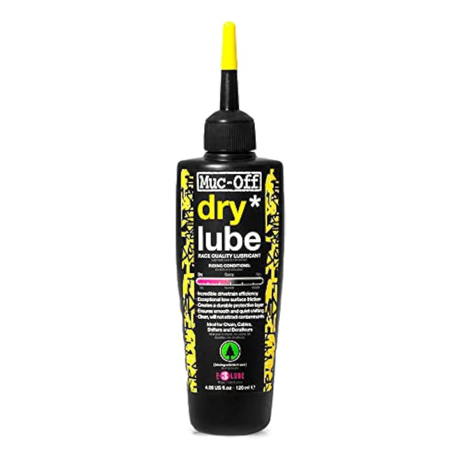 Muc-Off Bio Dry Bike Chain Lube 50ml تركيبة شمعية لتغيير تروس سلس | يخلق طبقة واقية ويقلل الاحتكاك | نظام ماصة لسهولة الاستخدام