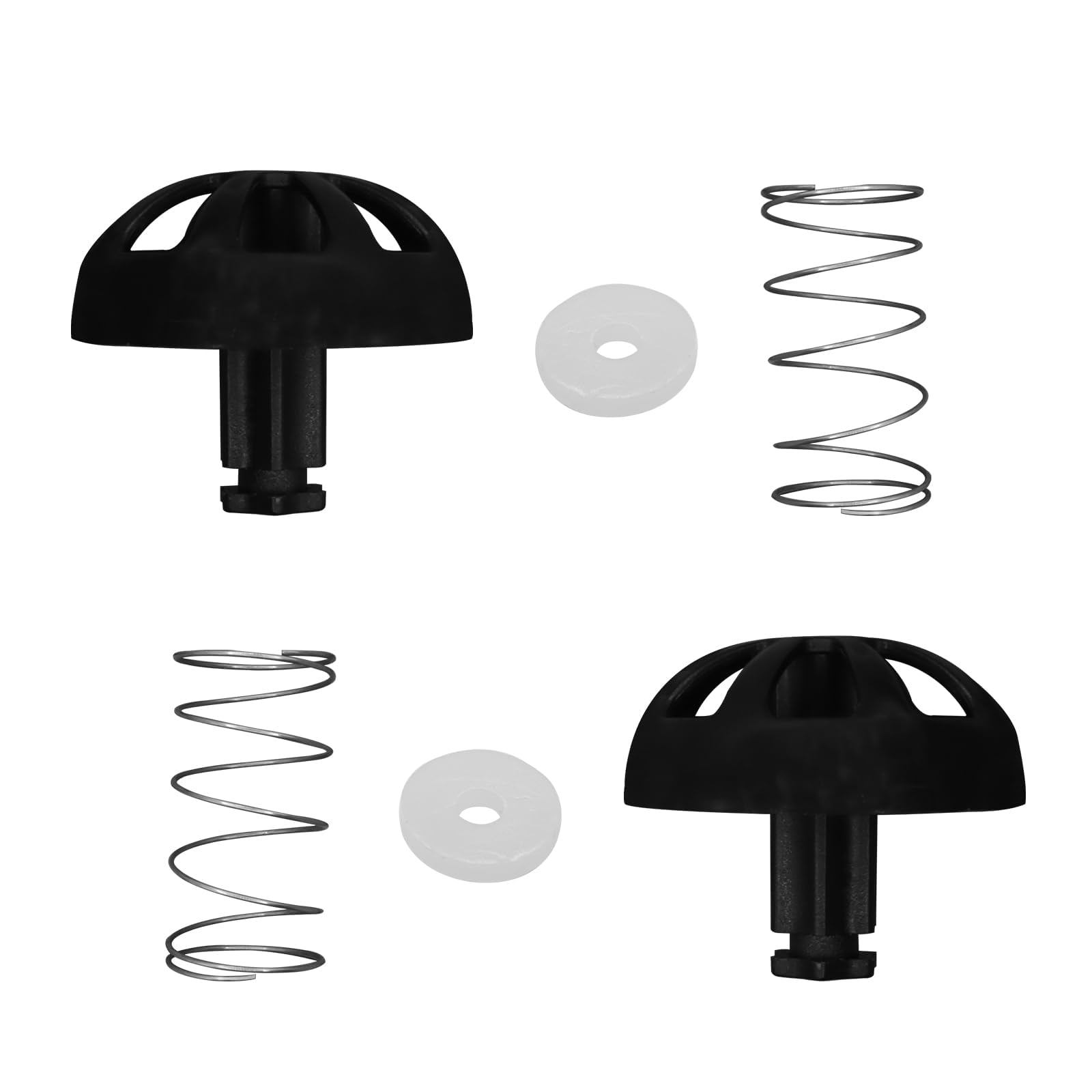 2-Pack Coffee Replacement Brew Basket Spring Loaded Stopper Kits Fits For Mr. Coffee Black and Decker Hamilton Cuisinart coffee maker parts, Parts Number 990117900 990237500 Coffee Machine Accessory