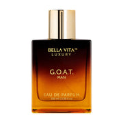 عطر بيلا فيتا الفاخر الرجالي G.O.A.T. (بحجم 3.4 أونصة سائلة) | نفحات منعشة طبيعية من البرغموت واللافندر والباتشولي الشرقي | عطر رجالي منعش لكل الأوقات | عطر رجالي يدوم طويلاً