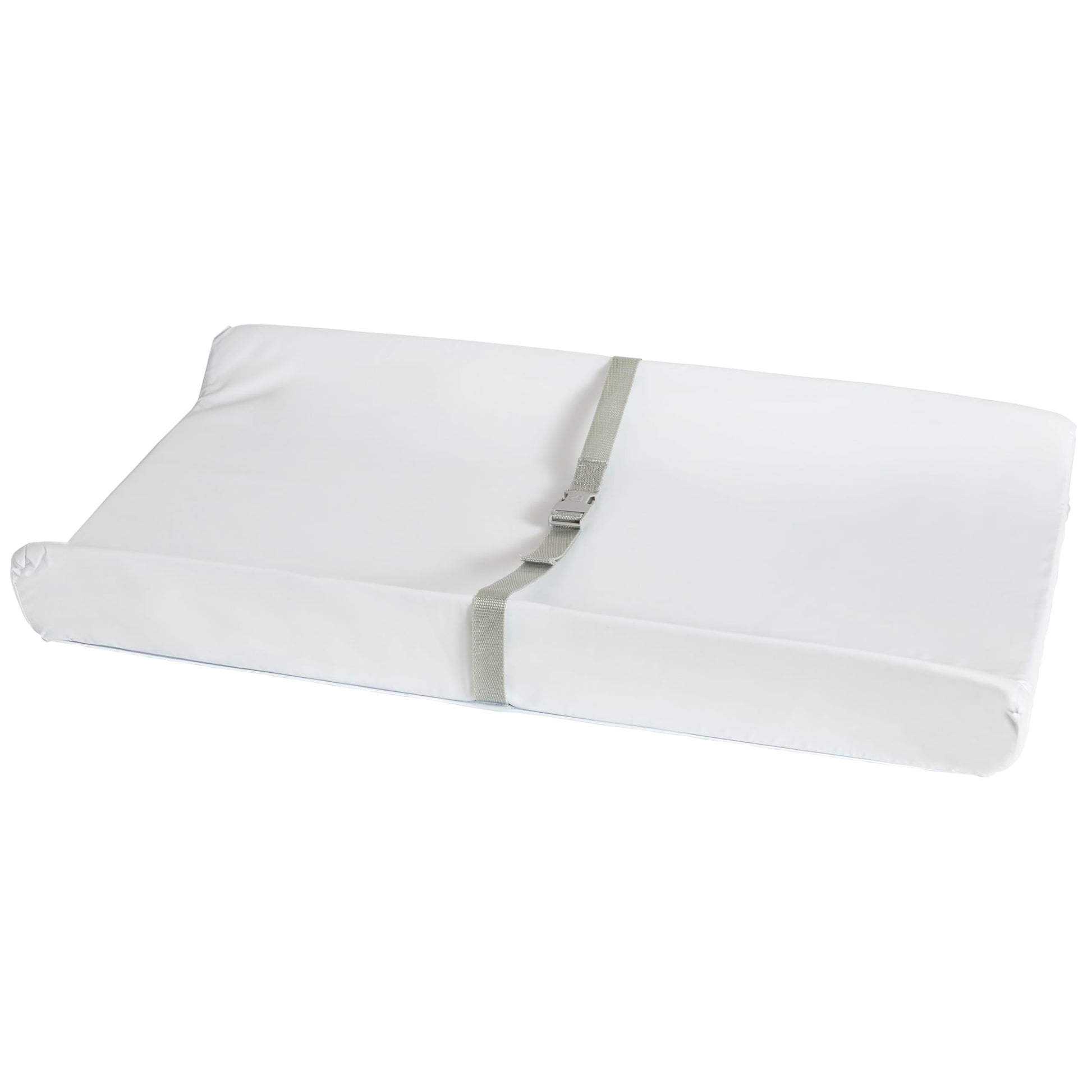 Munchkin Secure Grip Baby Diaper Changing Pad for Dresser, Waterproof and Wipeable, Contoured, Standard Size (16" x 31"), White