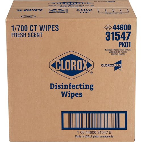 CloroxPro Clorox Disinfecting Wipes, Fresh Scent, 700 Count